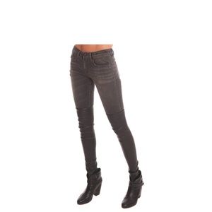 R13 chap leather jeans 25 black